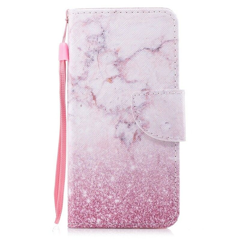 Flip Cover Huawei P Smart Med Snor Marmorrem