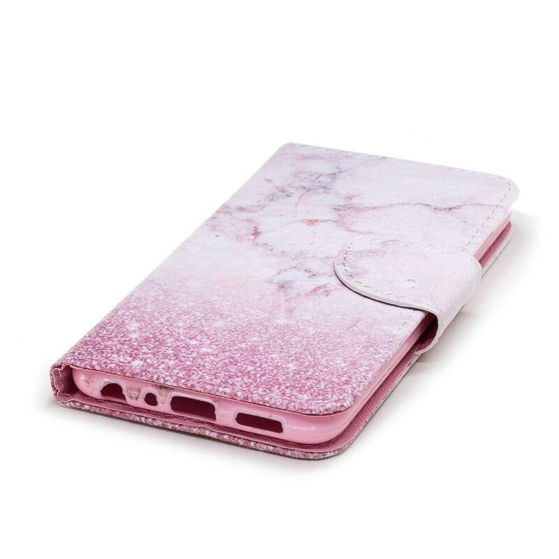 Flip Cover Huawei P Smart Med Snor Marmorrem