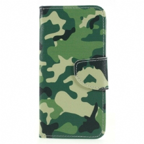 Flip Cover Huawei P Smart Militær Camouflage