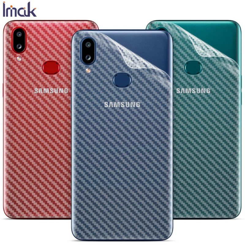 Bagfolie Til Samsung Galaxy A10S Style Carbon Imak