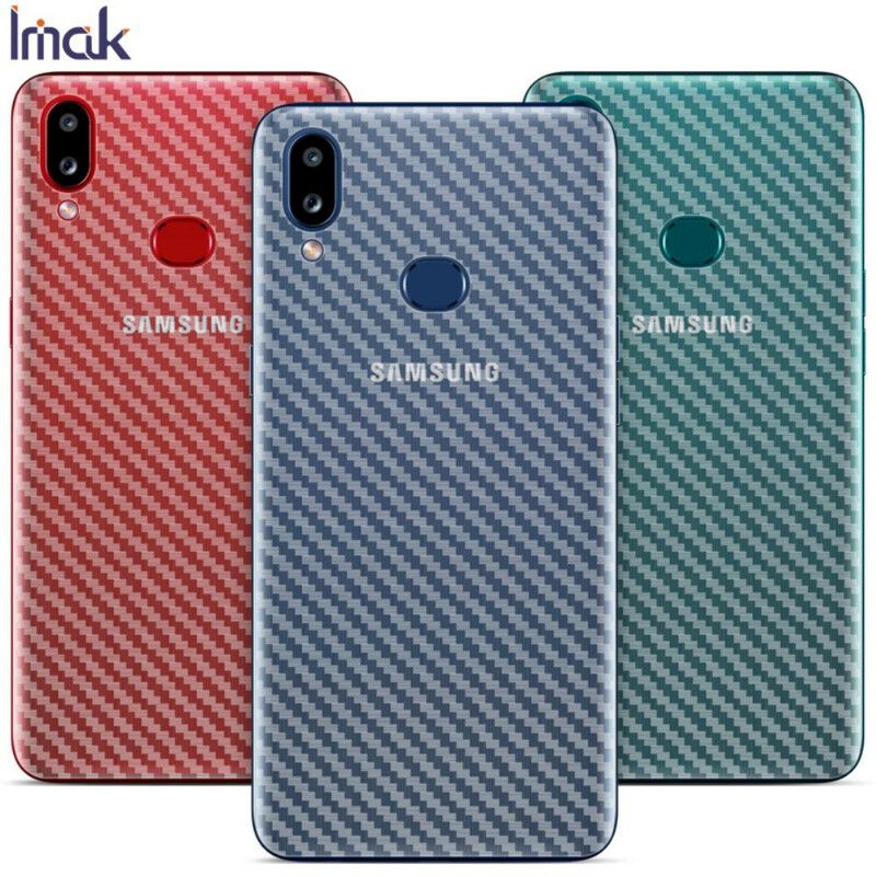 Bagfolie Til Samsung Galaxy A10S Style Carbon Imak