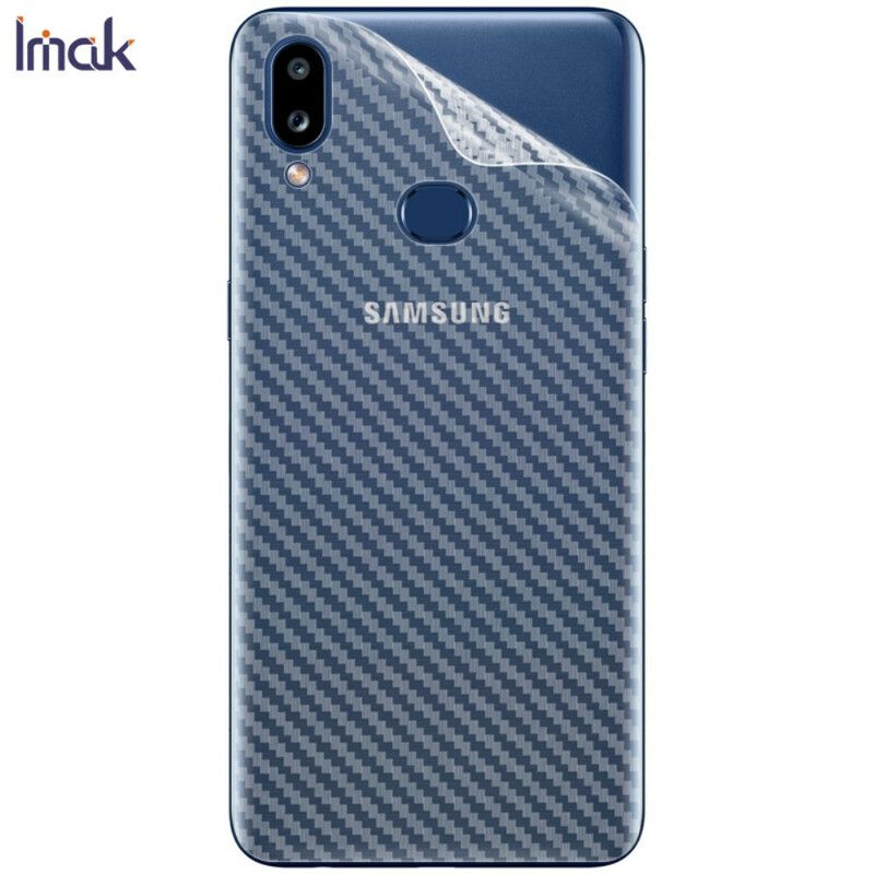 Bagfolie Til Samsung Galaxy A10S Style Carbon Imak