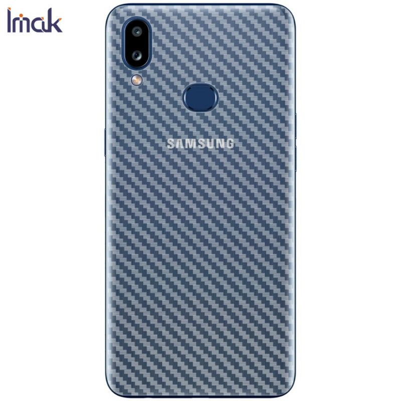 Bagfolie Til Samsung Galaxy A10S Style Carbon Imak