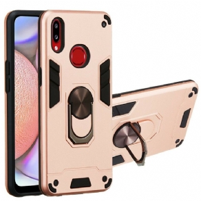 Cover Samsung Galaxy A10s Aftagelig Ring-støtte Metallic