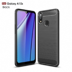 Cover Samsung Galaxy A10s Børstet Kulfiber