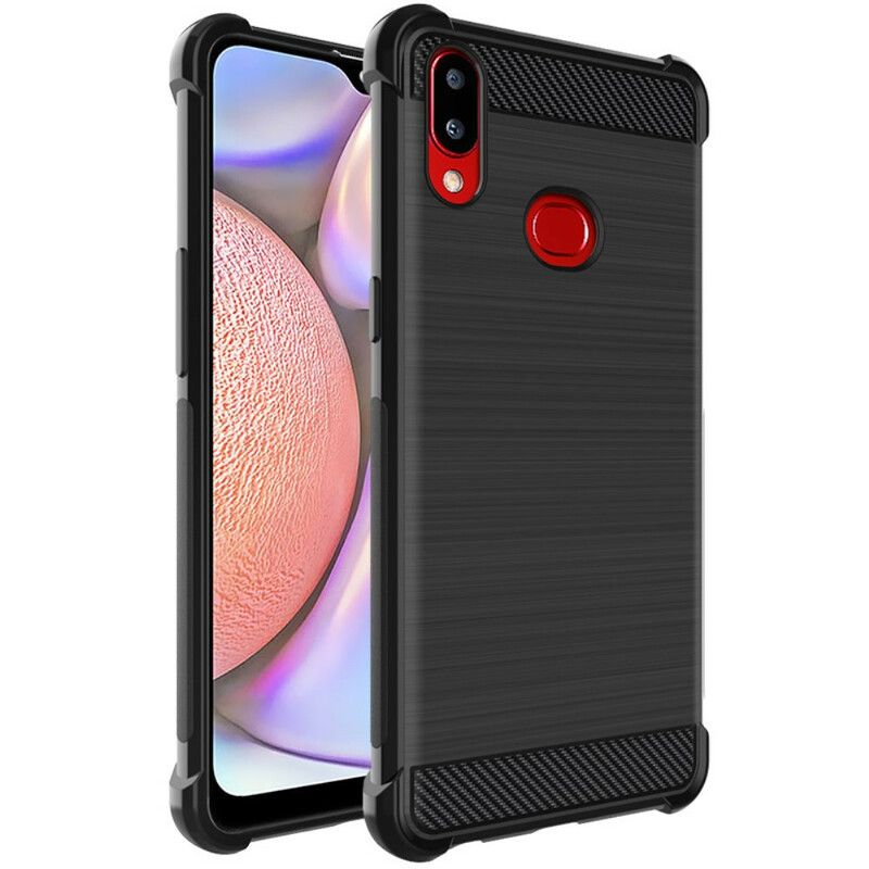 Cover Samsung Galaxy A10s Imak Vega Series Børstet Carbon Fiber