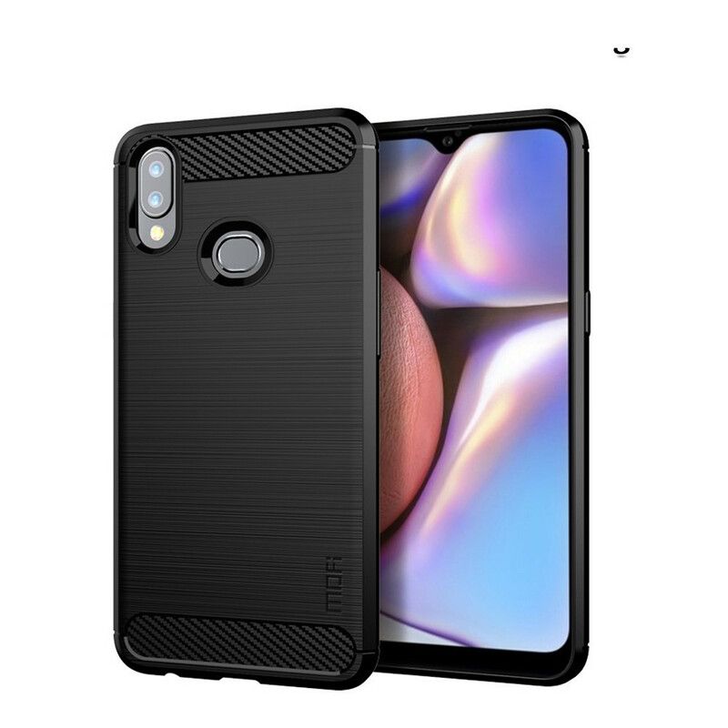 Cover Samsung Galaxy A10s Mofi Børstet Kulfiber