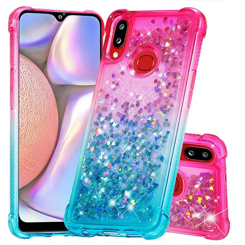 Cover Samsung Galaxy A10s Pailletter Farver