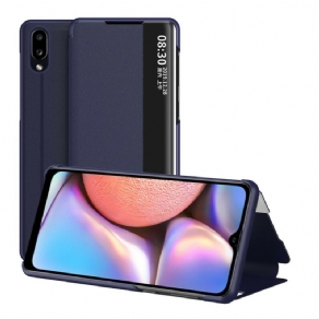 Cover Samsung Galaxy A10s Tekstureret Kunstlæder