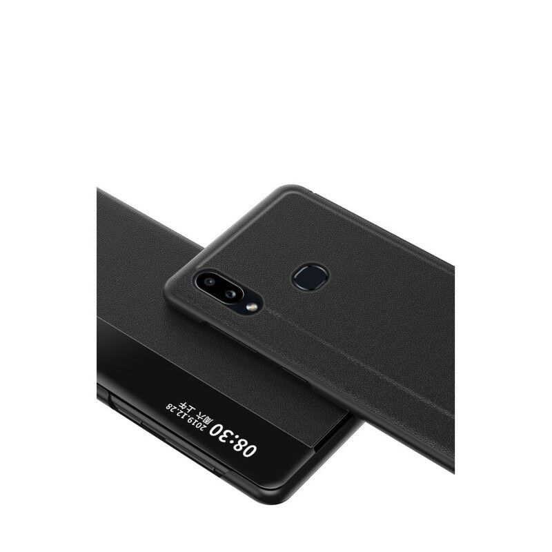 Cover Samsung Galaxy A10s Tekstureret Kunstlæder