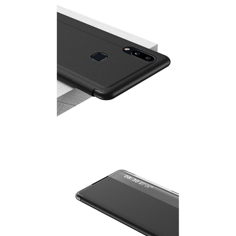 Cover Samsung Galaxy A10s Tekstureret Kunstlæder