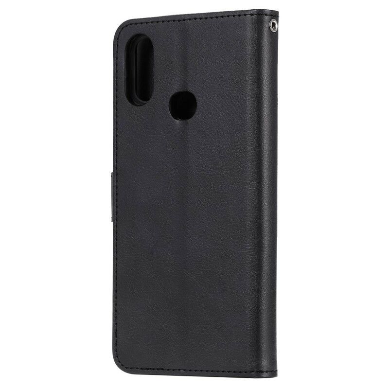 Flip Cover Samsung Galaxy A10s Aftagelig Og Snor