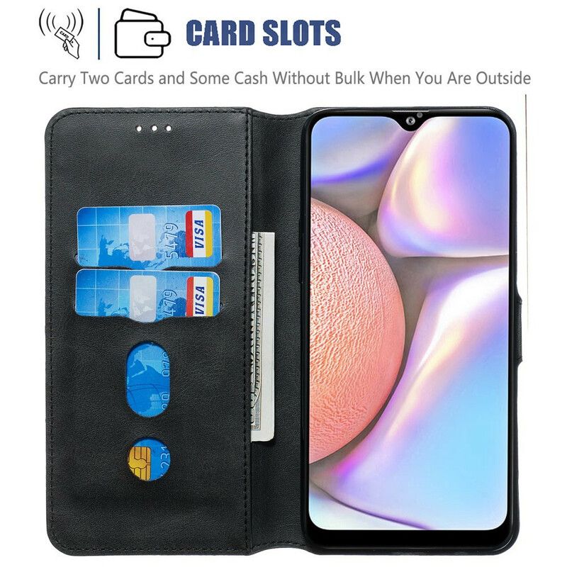 Flip Cover Samsung Galaxy A10s Faux Læder Nye Farver