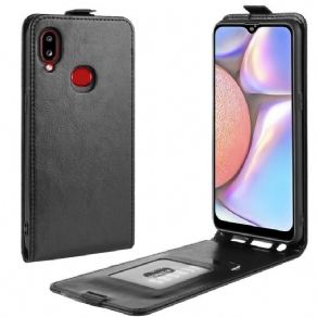 Flip Cover Samsung Galaxy A10s Læder Cover Foldbar Lædereffekt