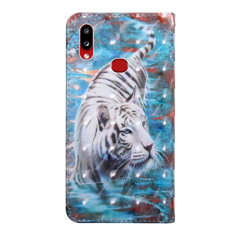 Flip Cover Samsung Galaxy A10s Lysplet Tigeren Lucian