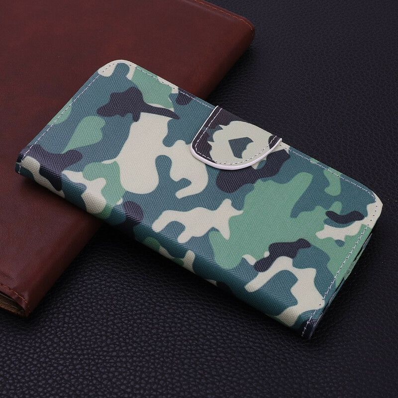 Flip Cover Samsung Galaxy A10s Militær Camouflage