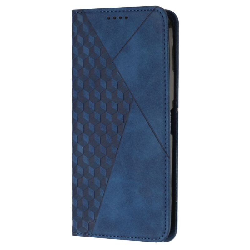 Cover Samsung Galaxy A54 5G Flip Cover Stil Læder 3d Mønster