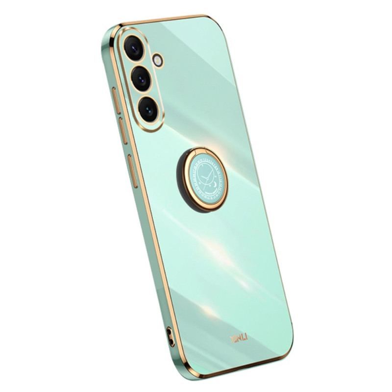 Cover Samsung Galaxy A54 5G Gyldne Kanter Med Ringstøtte