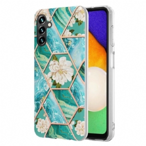 Cover Samsung Galaxy A54 5G Marmoreret Blomster