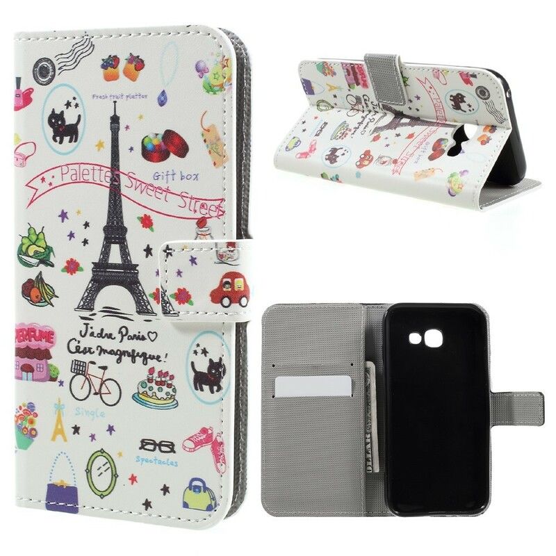 Flip Cover Samsung Galaxy A5 2017 Jeg Elsker Paris