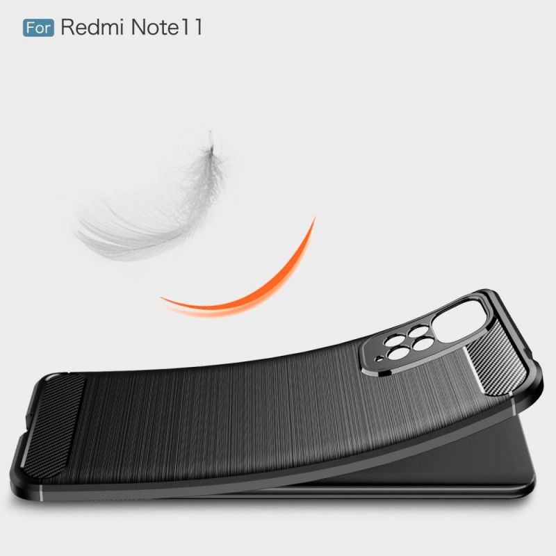 Cover Xiaomi Redmi Note 11 / 11S Børstet Kulfiber