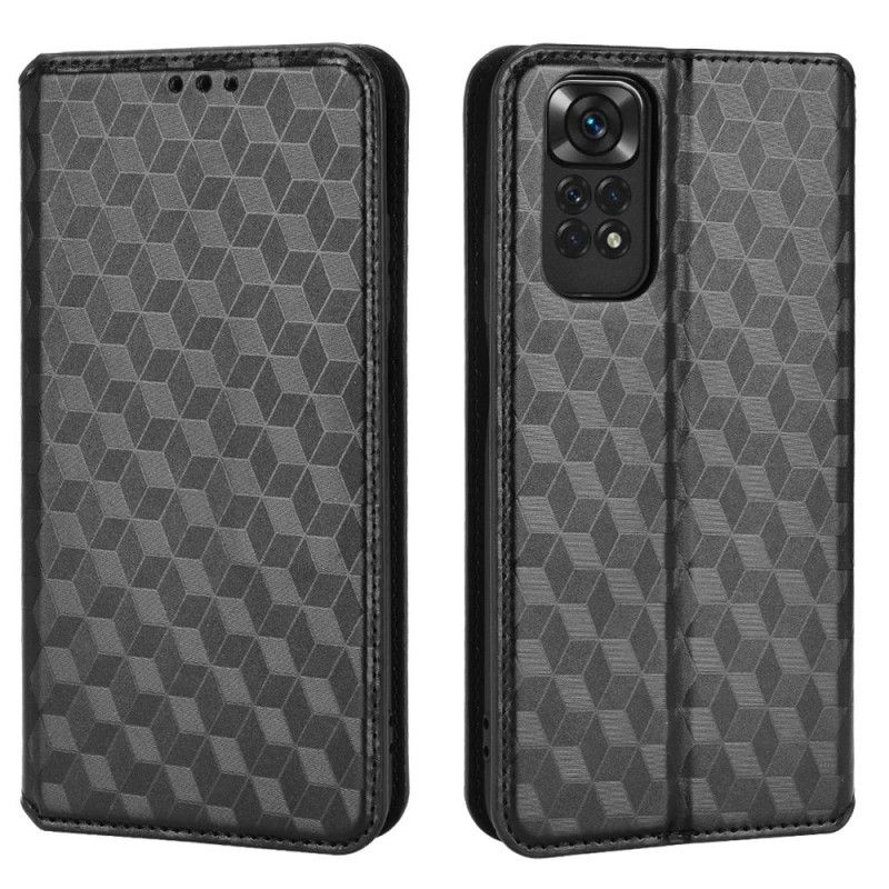 Cover Xiaomi Redmi Note 11 / 11S Flip Cover 3d Diamantlædereffekt