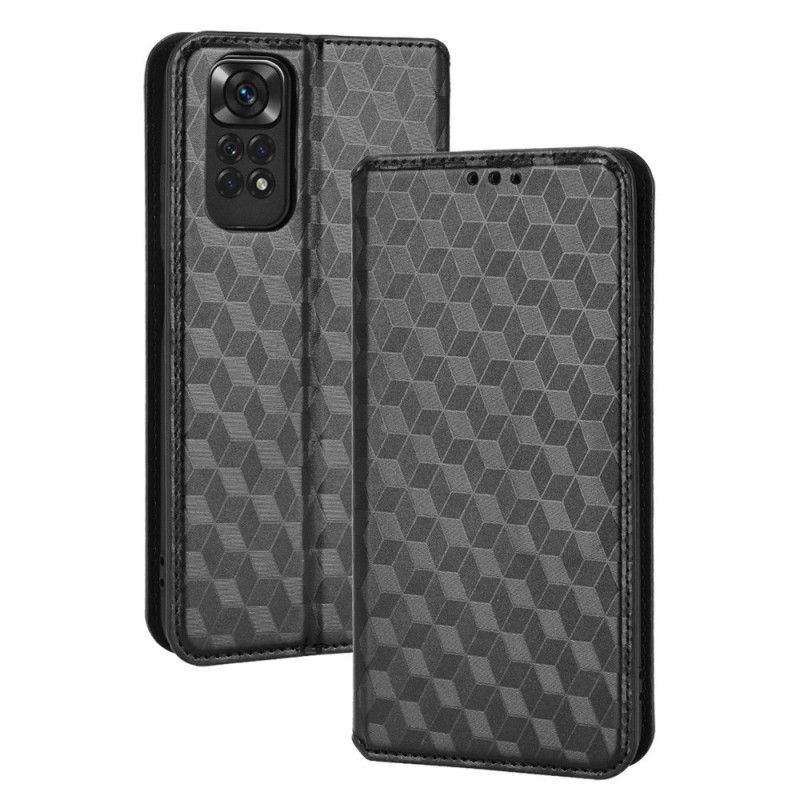 Cover Xiaomi Redmi Note 11 / 11S Flip Cover 3d Diamantlædereffekt