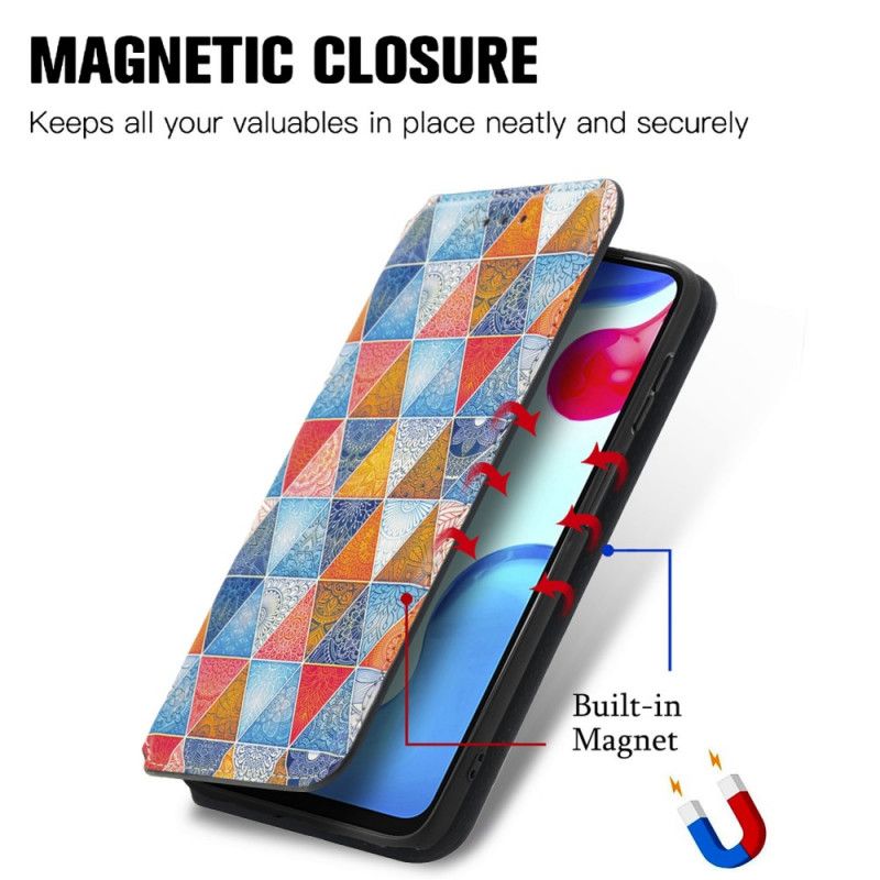 Cover Xiaomi Redmi Note 11 / 11S Flip Cover Caseneo Rfid-design