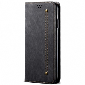 Cover Xiaomi Redmi Note 11 / 11S Flip Cover Denimstof