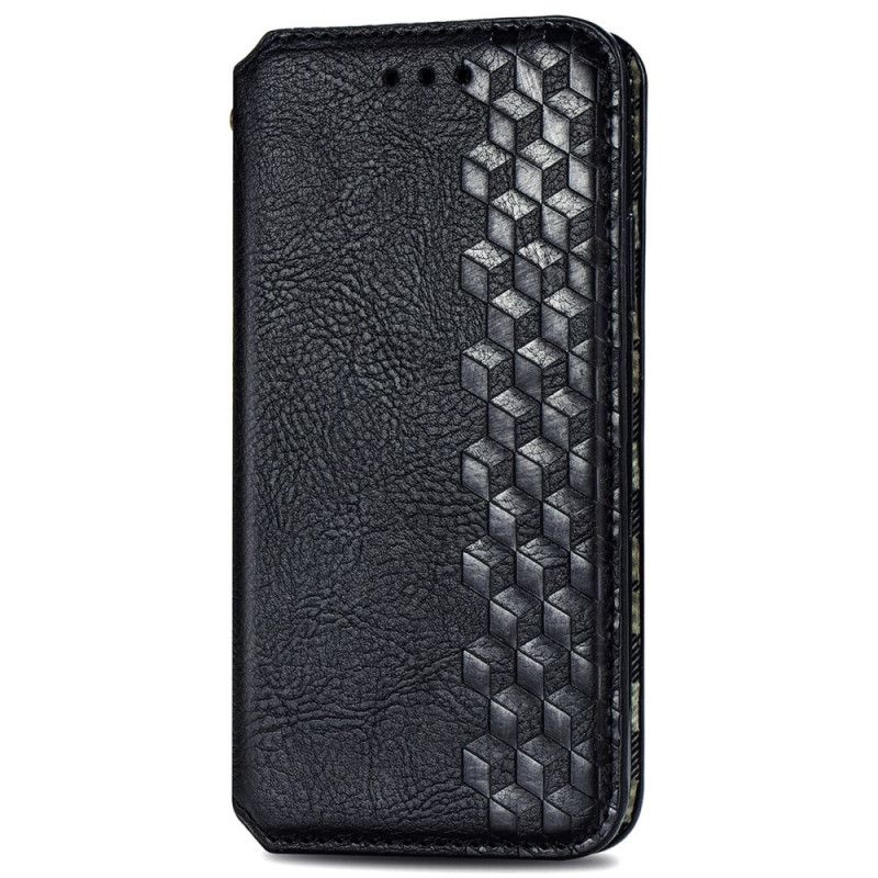 Cover Xiaomi Redmi Note 11 / 11S Flip Cover Lædereffekt Med Diamanttekstur