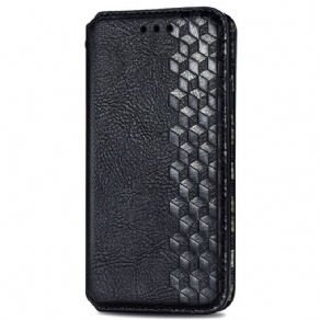 Cover Xiaomi Redmi Note 11 / 11S Flip Cover Lædereffekt Med Diamanttekstur