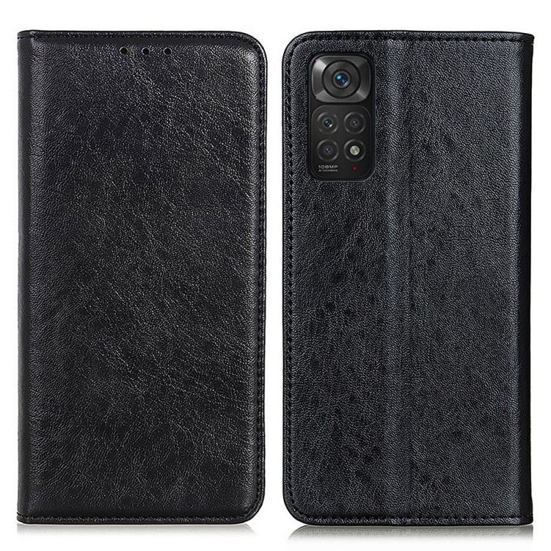 Cover Xiaomi Redmi Note 11 / 11S Flip Cover Lædertekstur