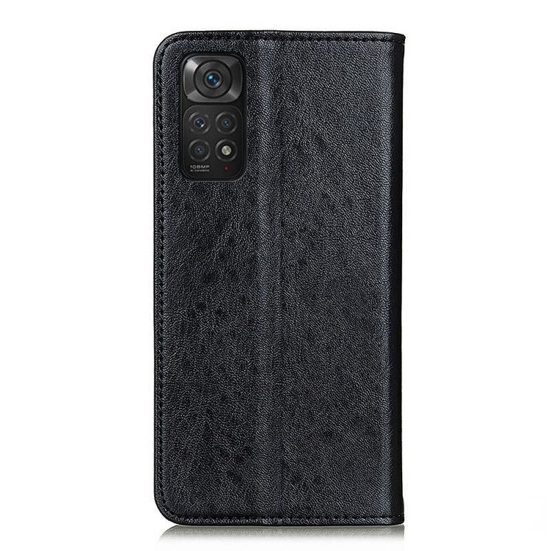 Cover Xiaomi Redmi Note 11 / 11S Flip Cover Lædertekstur