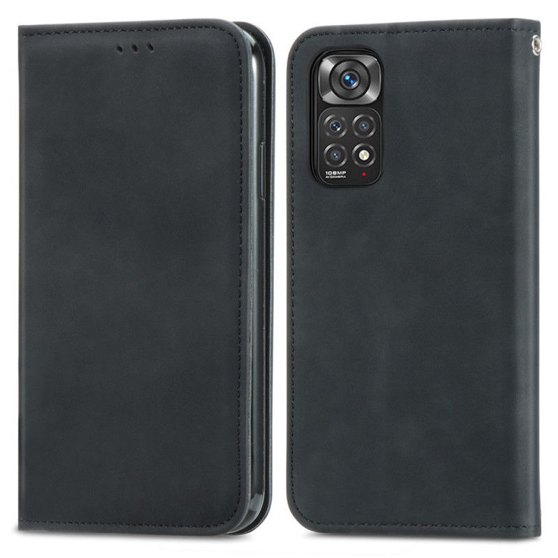 Cover Xiaomi Redmi Note 11 / 11S Flip Cover Vintage Lædereffekt