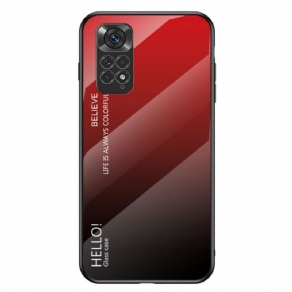 Cover Xiaomi Redmi Note 11 / 11S Hej Hærdet Glas