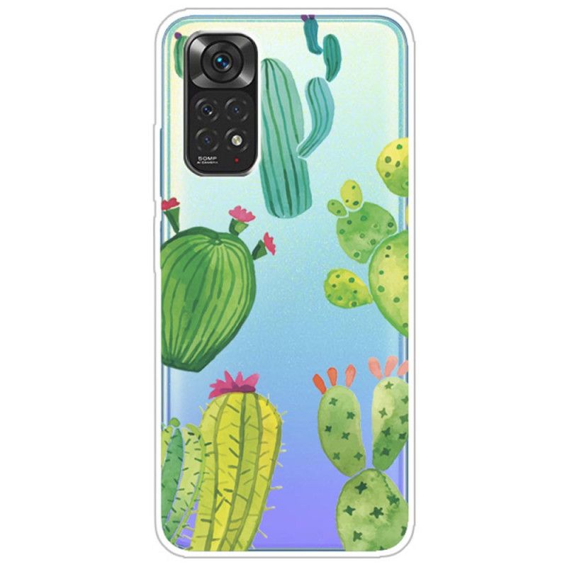 Cover Xiaomi Redmi Note 11 / 11S Kaktus Akvarel