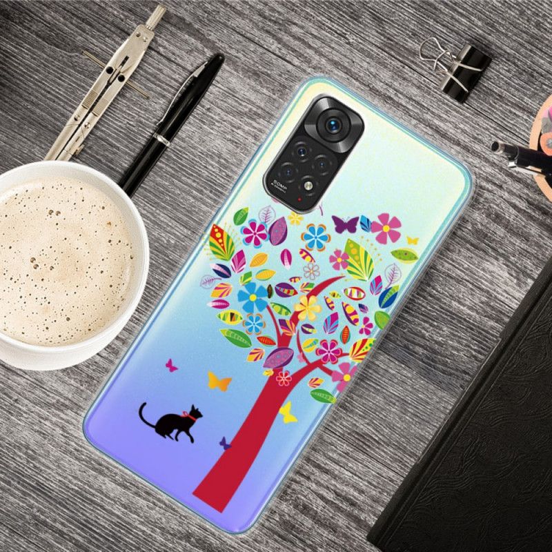 Cover Xiaomi Redmi Note 11 / 11S Kat Under Det Farvede Træ