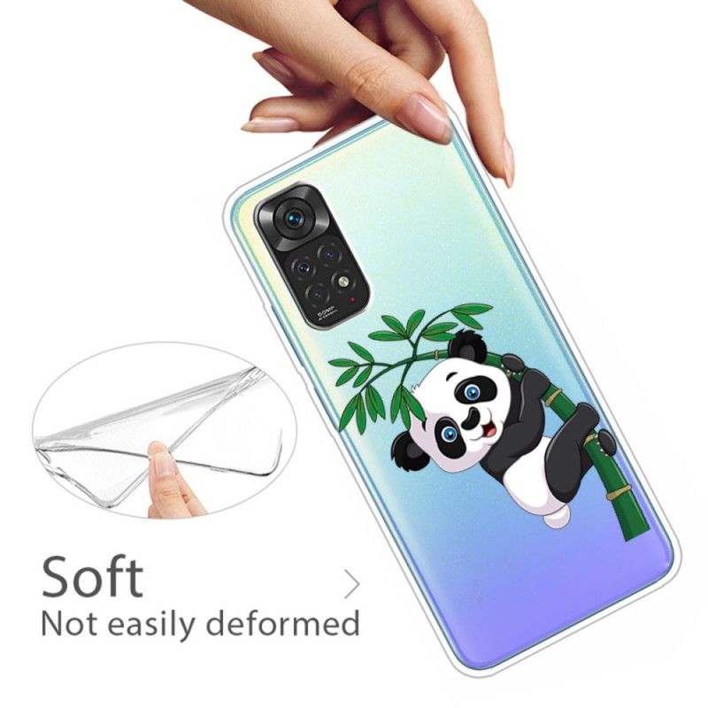 Cover Xiaomi Redmi Note 11 / 11S Panda På Bambus