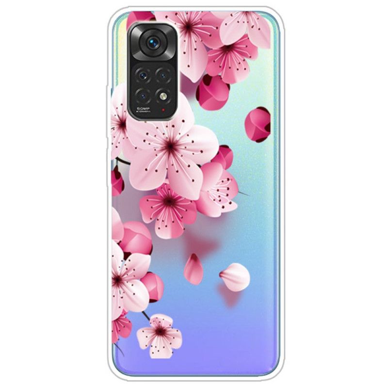 Cover Xiaomi Redmi Note 11 / 11S Små Lyserøde Blomster