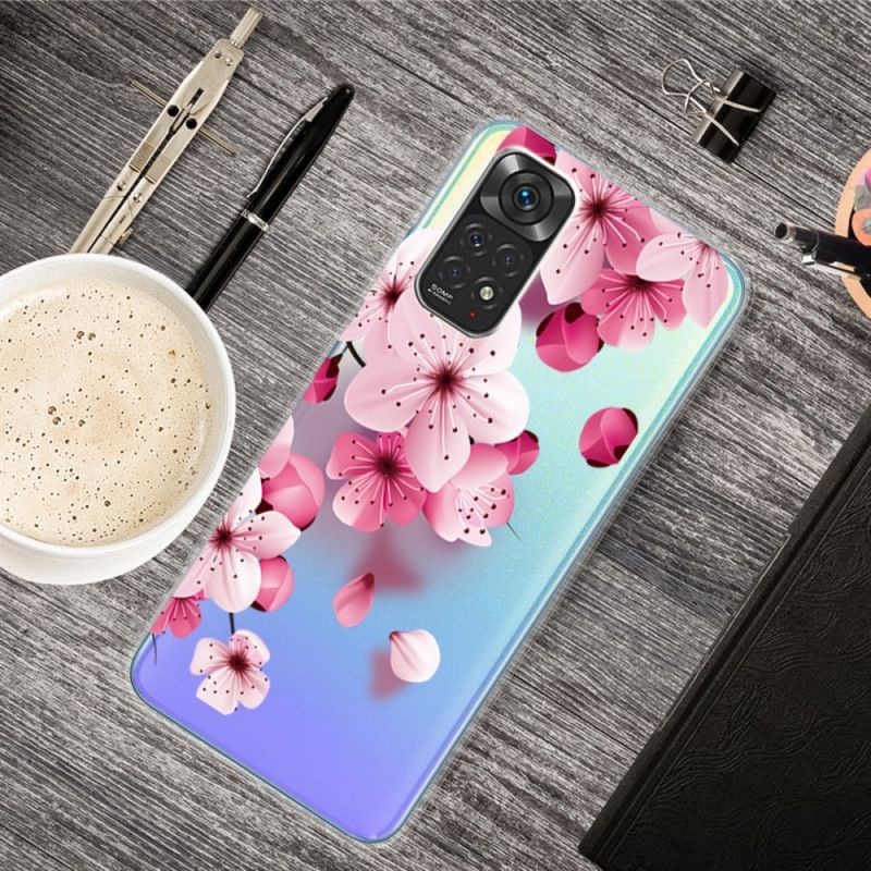 Cover Xiaomi Redmi Note 11 / 11S Små Lyserøde Blomster