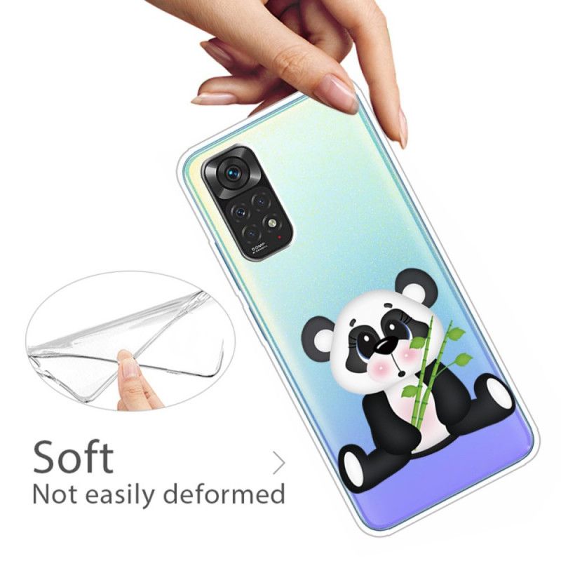 Cover Xiaomi Redmi Note 11 / 11S Transparent Trist Panda