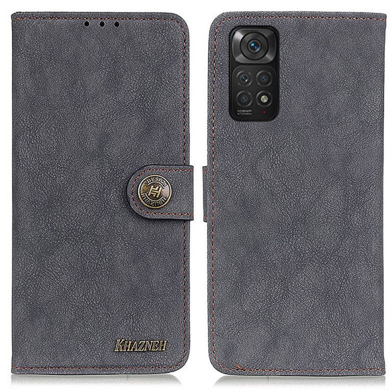 Flip Cover Xiaomi Redmi Note 11 / 11S Khazneh Retro Split Læder