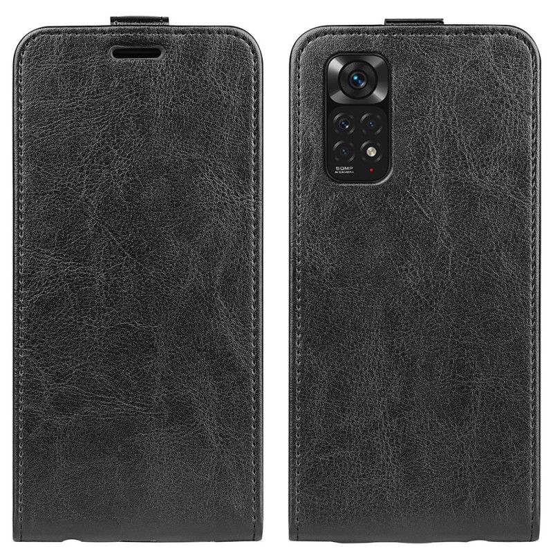 Flip Cover Xiaomi Redmi Note 11 / 11S Læder Cover Lædereffekt Lodret Klap