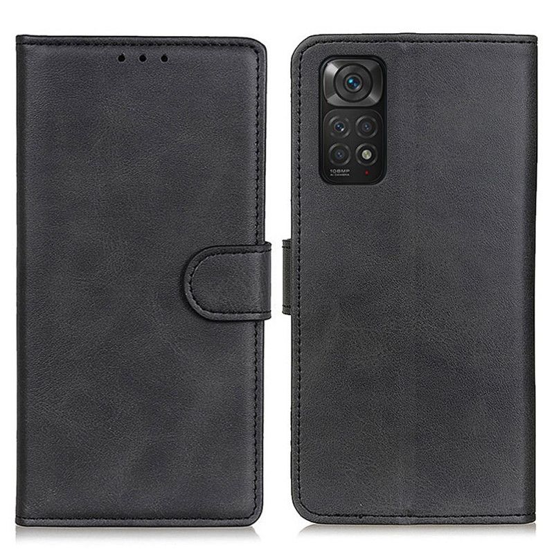 Flip Cover Xiaomi Redmi Note 11 / 11S Retro Mat Lædereffekt