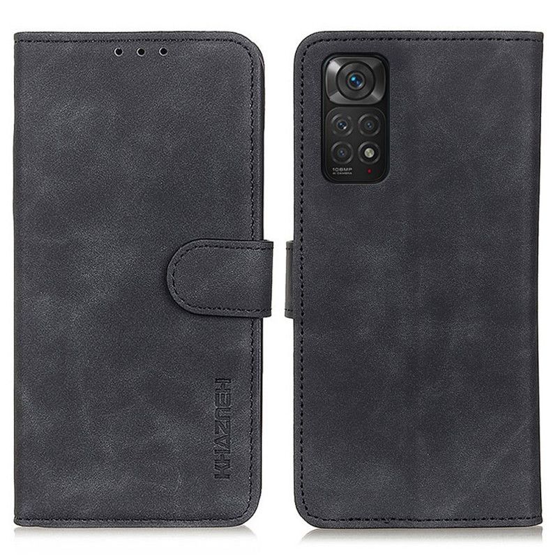 Flip Cover Xiaomi Redmi Note 11 / 11S Vintage Lædereffekt Khazneh