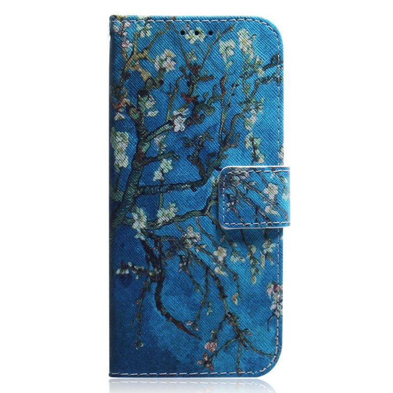 Læder Cover Xiaomi Redmi Note 11 / 11S Blomstrende Trægren