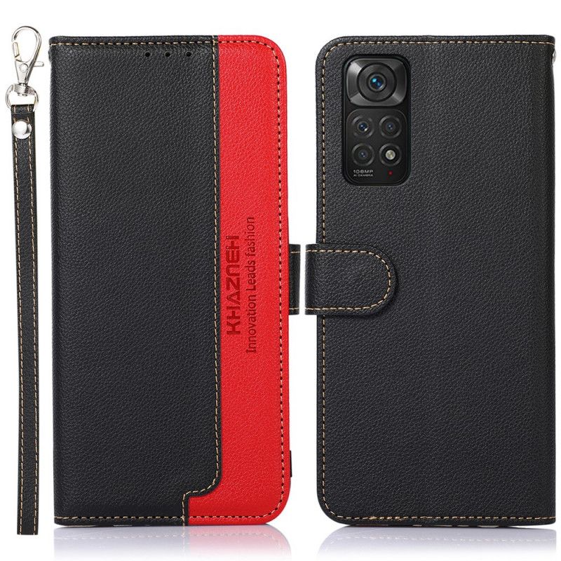 Læder Cover Xiaomi Redmi Note 11 / 11S Liche Style Rfid Khazneh