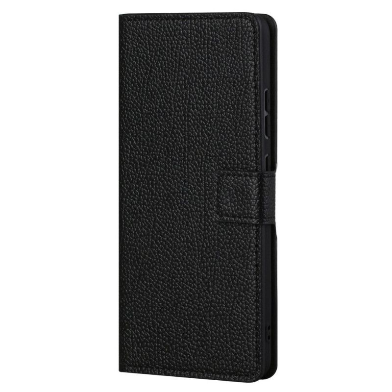 Læder Cover Xiaomi Redmi Note 11 / 11S Litchi Korn