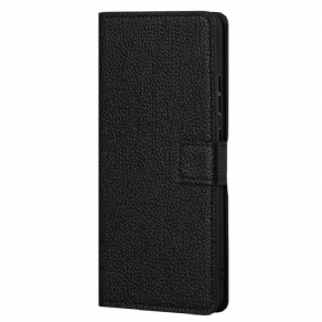 Læder Cover Xiaomi Redmi Note 11 / 11S Litchi Korn