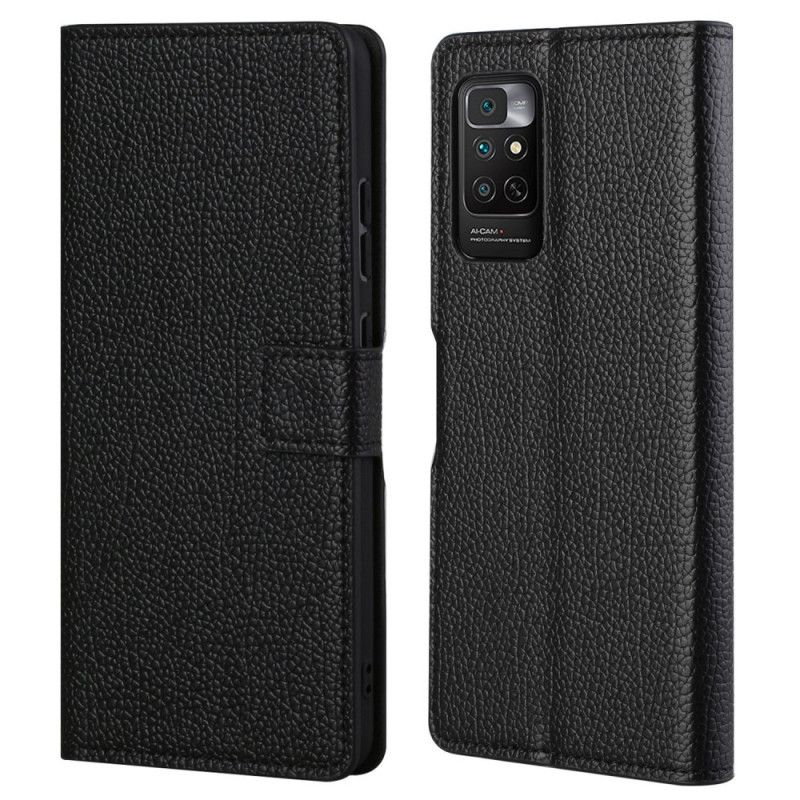 Læder Cover Xiaomi Redmi Note 11 / 11S Litchi Korn